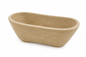 Travertine Stone Bathtub | 70" Luxury Freestanding Natural Stone Soaking Tub